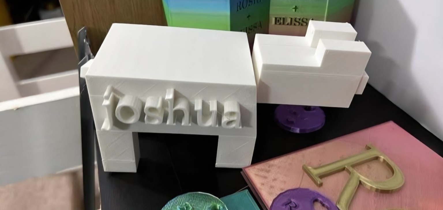 3D printed personalised model