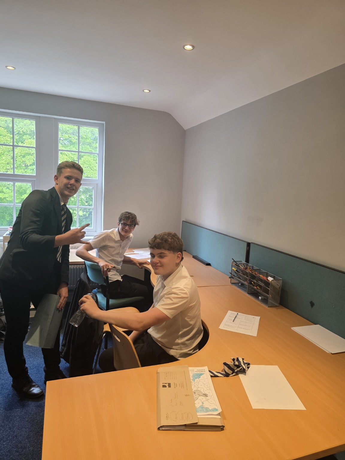 GCSE students learning at Skelmanthorpe Education Hub